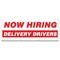 Signmission Now Hiring Delivery Drivers Banner Apply Inside Accepting Application Single Sided B-96-30229 - alternate 1